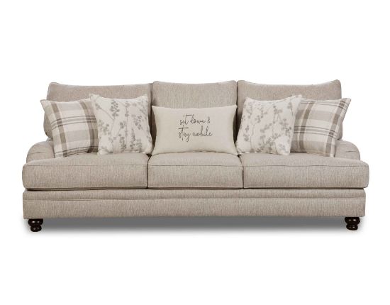 Picture of Celadon-Raffia Sofa