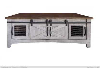 Picture of Pueblo Gray 8 Doors Coffee Table