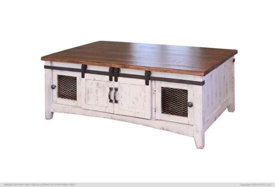 Picture of Pueblo White Coffee Table