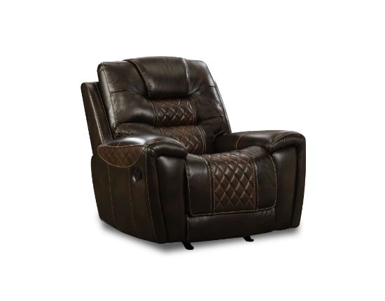 Picture of Breckenridge-Brown & Tobacco Glider Recliner