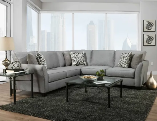 Picture of Madonna-Silver 2-Piece Sectional Right Facing