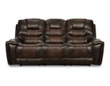 Picture of Breckenridge-Brown & Tobacco Reclining Sofa