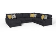 Picture of Fluffdaddy-Carbon 3-Piece Sectional Left Facing